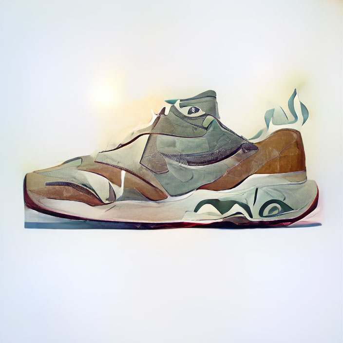 NFT Art - AirMax in Aaron Douglas style