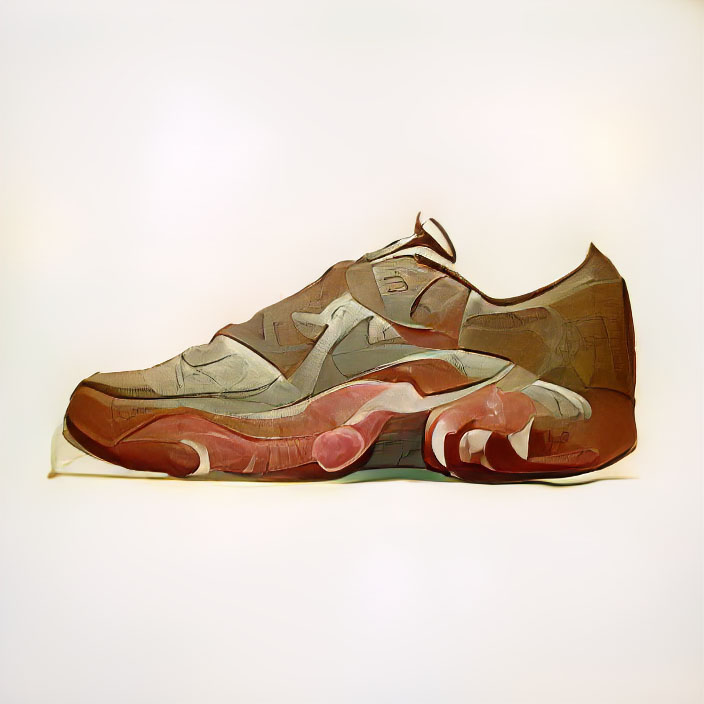 NFT Art - AirMax in Aaron Douglas style