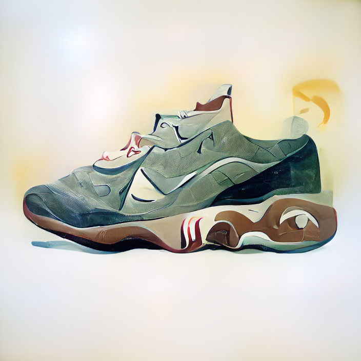 NFT Art - AirMax in Aaron Douglas style