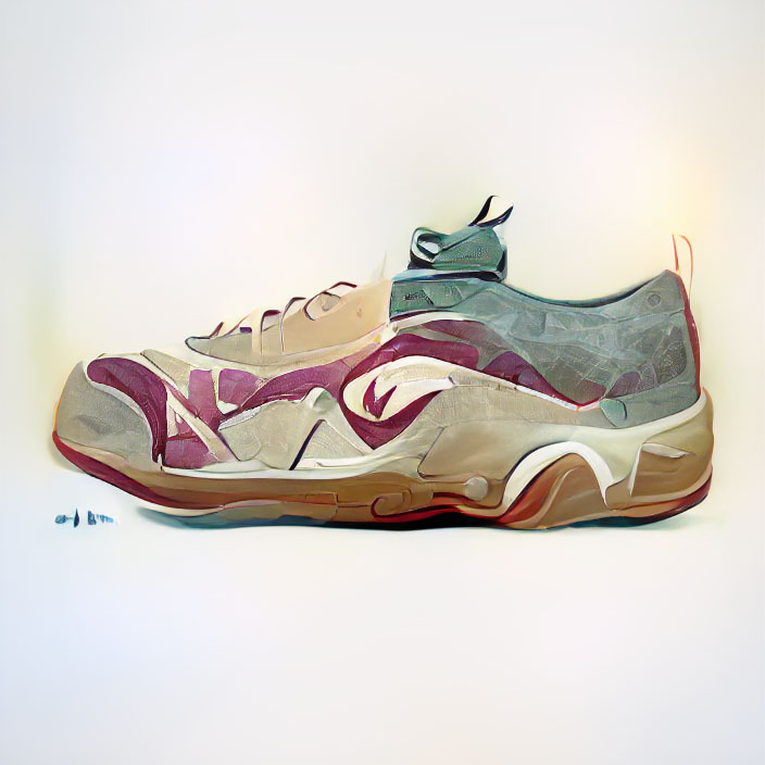 NFT Art - AirMax in Aaron Douglas style