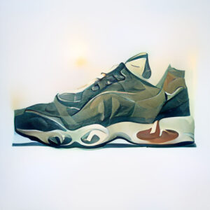 NFT Art - AirMax in Aaron Douglas style