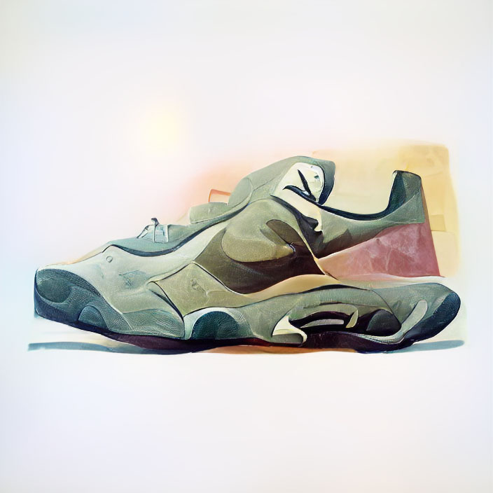 NFT Art - AirMax in Aaron Douglas style