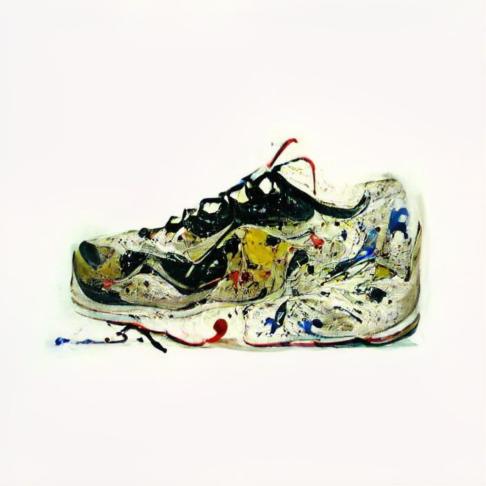 NFT ART - Jackson Pollock style