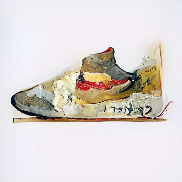 NFT ART - Kurt Schwitters style