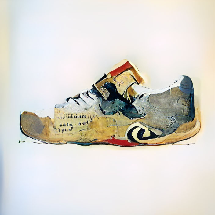 NFT ART - Kurt Schwitters style