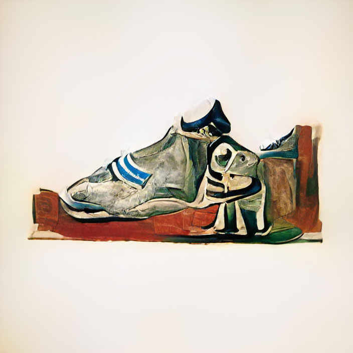 Air Max in Pablo Picasso style