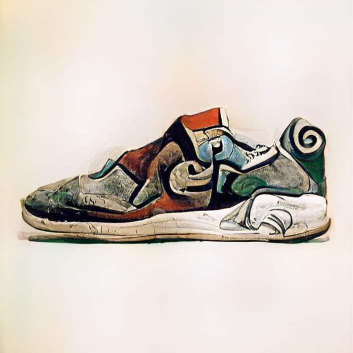 Air Max in Pablo Picasso style