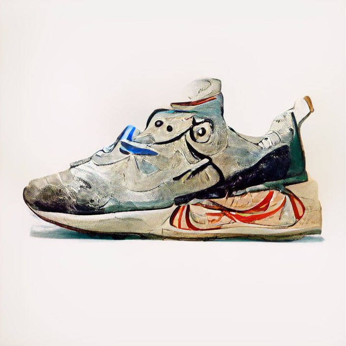 Air Max in Pablo Picasso style