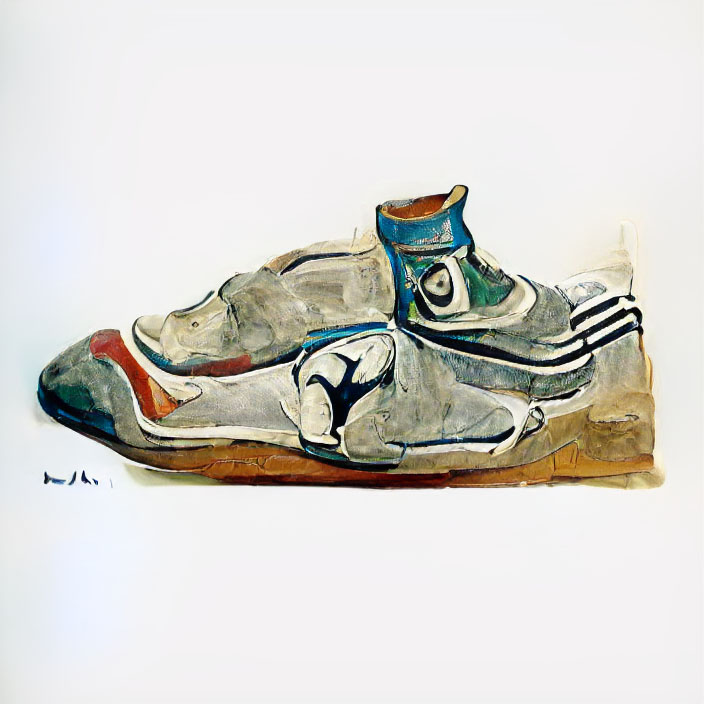 Air Max in Pablo Picasso style