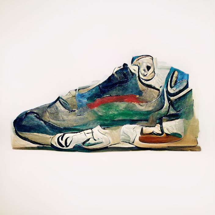 Air Max in Pablo Picasso style