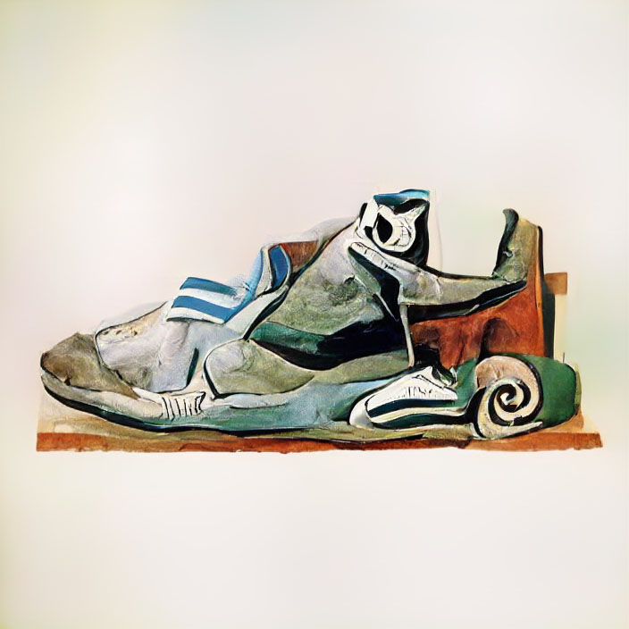 Air Max in Pablo Picasso style