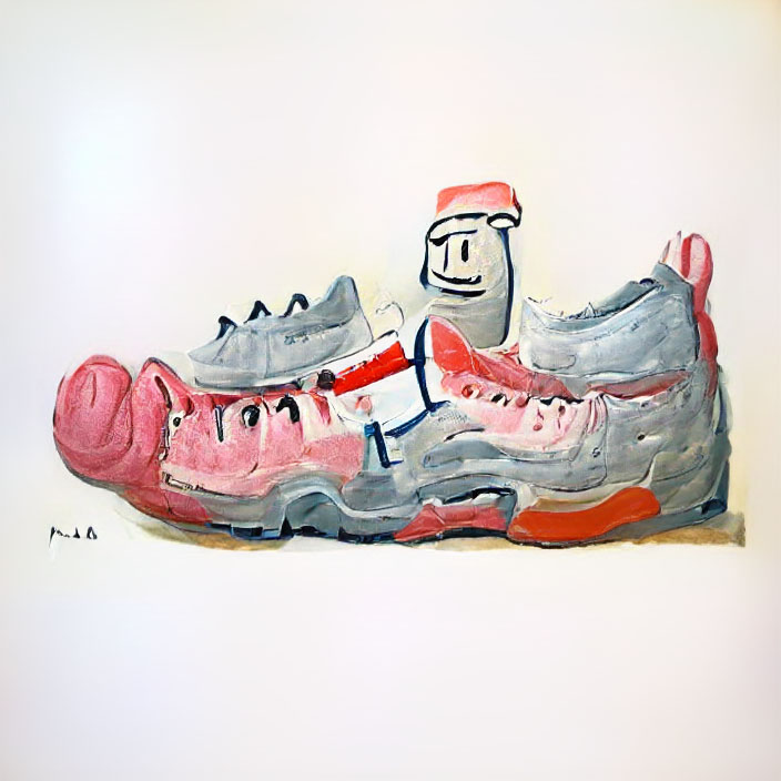 NFT ART - Philp Guston style